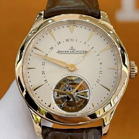 Jaeger-LeCoultre Master Date Tourbillon 39 Q1652410 39mm Pink gold Beige