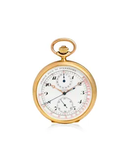 Longines Chronograph 18k Gold White