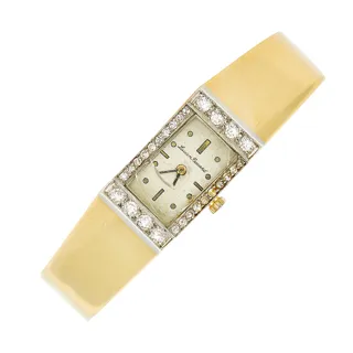 Lucien Piccard Platinum and 14k yellow gold Silver