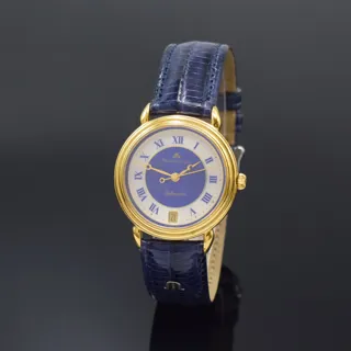 Maurice Lacroix Les Classiques 11406 Gold-plated Blue and Silver