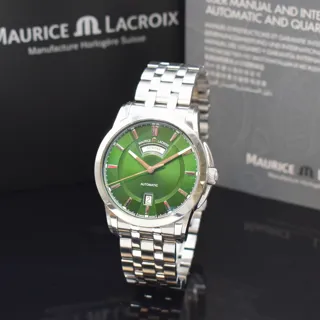 Maurice Lacroix Pontos Stainless steel Green