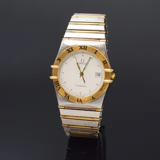 Omega Constellation 3980876 Yellow gold and Stainless steel White