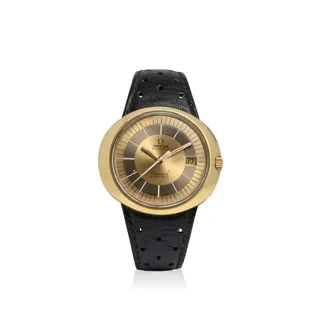 Omega Dynamic 166.0107 Gold-plated Gray