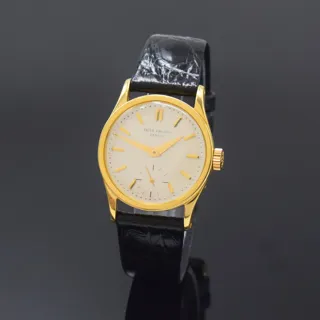 Patek Philippe Calatrava 96 18k yellow gold Silver