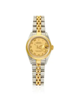 Rolex Lady-Datejust 69173 18k Gold and Stainless steel Champagne