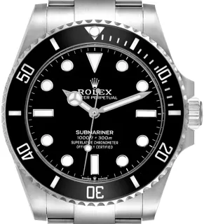 Rolex Submariner 124060 Stainless steel Black