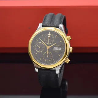 Tissot PRX Stainless steel and Gold-plated Black