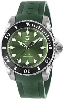 Gucci Dive YA136360 Stainless steel Green