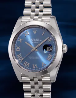 Rolex Datejust 41 126300 Stainless steel Blue