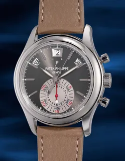 Patek Philippe Annual Calendar Chronograph 5960P-001 Platinum Gray