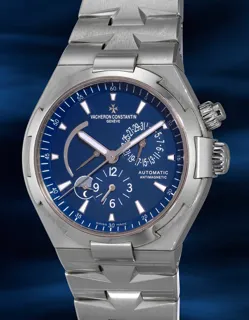 Vacheron Constantin Overseas Dual Time 47450/000A-9039 Stainless steel Blue