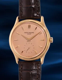 Patek Philippe Calatrava 3923S 18K pink gold Pink