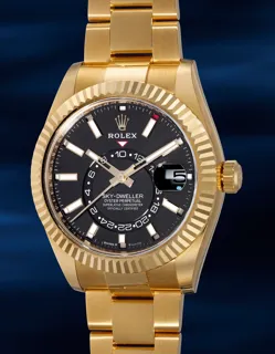 Rolex Sky-Dweller 336938 18k yellow gold Black