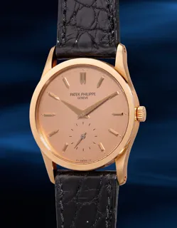 Patek Philippe Calatrava 3796 18K pink gold Pink