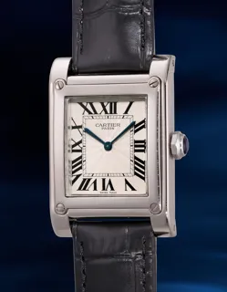 Cartier Tank à Vis 2485 Platinum