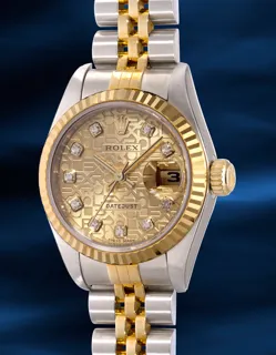 Rolex Lady-Datejust 79173 Stainless steel and 18k yellow gold Champagne