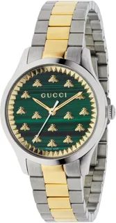 Gucci G-Timeless YA1264212 Stainless steel Green