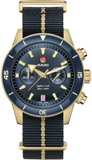 Rado Captain Cook R32146208 Bronze and Ceramic and Titanium Blue