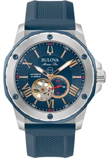 Bulova Marine Star 98A282 Stainless steel Blue