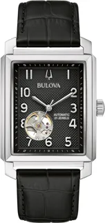 Bulova Heartbeat Mens 96A269 Stainless steel Black