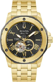 Bulova Marine Star 98A273 Yellow gold and PVD Black