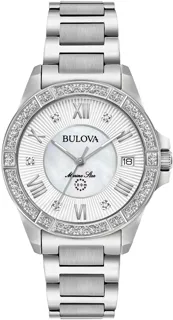 Bulova Marine Star 96R232 Stainless steel White