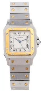 Cartier Santos Carrée 2961 18k Gold and Stainless steel