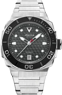 Alpina Seastrong AL-525G3VE6B Stainless steel Gray