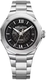 Baume & Mercier Riviera Mens M0A10715 Stainless steel Black