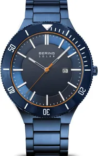 Bering Solar Mens 14443-797 Stainless steel Black