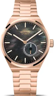 Bering Automatic Ladies 19435-762 Rose Gold PVD Black