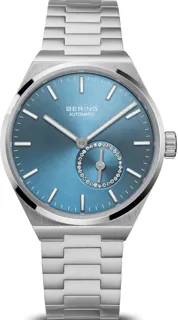 Bering Automatic Ladies 19435-Charity Stainless steel Blue