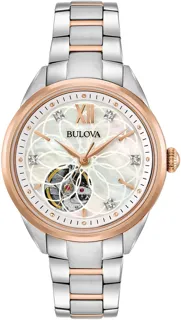 Bulova Sutton Ladies 98P170 Yellow gold White