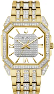 Bulova Crystal 98A295 Yellow gold and PVD Silver