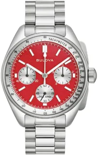 Bulova Lunar Pilot 96K115 316L stainless steel Red