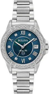 Bulova Marine Star 96R215 Stainless steel Blue