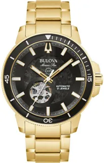 Bulova Marine Star 97A174 Yellow gold and PVD Black