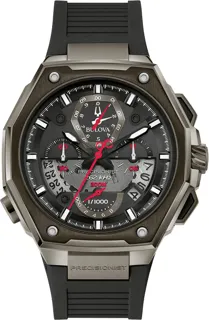 Bulova Precisionist 98B358 Stainless steel Black