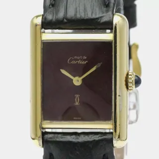 Cartier Tank Vermeil Stainless steel and Gold-plated