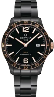 Certina DS C033.807.33.057.00 Stainless steel and Black PVD Black