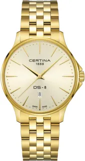 Certina DS C045.410.33.361.00 Yellow gold and PVD Golden