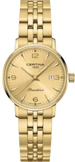 Certina DS Caimano C035.210.33.367.00 Yellow gold and PVD Golden