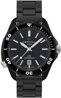 Certina DS Powermatic 80 C041.407.39.051.00 37.5mm Black PVD Black