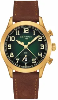 Certina DS C024.617.36.092.00 Yellow gold and PVD Green