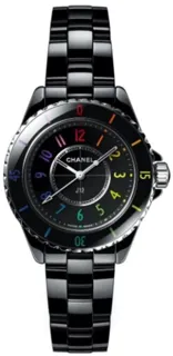 Chanel J12 H7121 Black ceramic Black