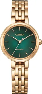 Citizen Eco-Drive EM0993-82Z Rose Gold PVD Green