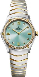 Ebel Sport Classic 1216559 Yellow gold and Stainless steel Blue