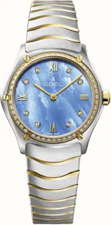 Ebel Sport Classic 1216598 Stainless steel and 18k yellow gold Blue