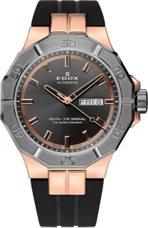 Edox Delfin 88008 3GCA BGO Rose gold Gray