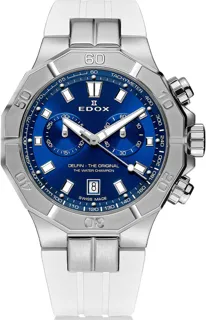 Edox Delfin 10113 3CAB BUIN Stainless steel Blue